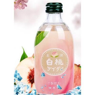 日本友升 桃子味碳酸饮料 300ml